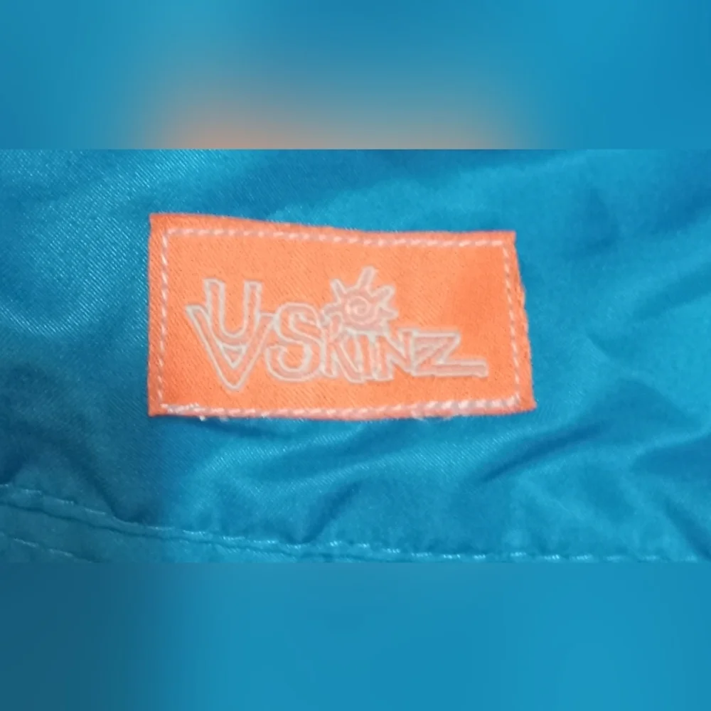 Blue Bucket Hat with Orange Logo
